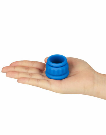 LoveToy - Pinnacle Pro - Twin Flex Stretcher Cockring - Blauw