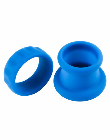 LoveToy - Pinnacle Pro - Twin Flex Stretcher Cockring - Blauw