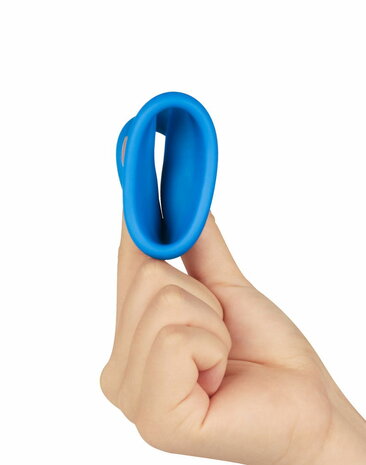 LoveToy - Pinnacle Pro - Tapered Squeeze Cockring - Blauw