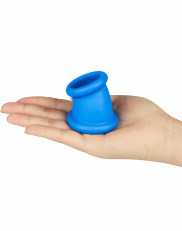 LoveToy - Pinnacle Pro - Tapered Squeeze Cockring - Blauw