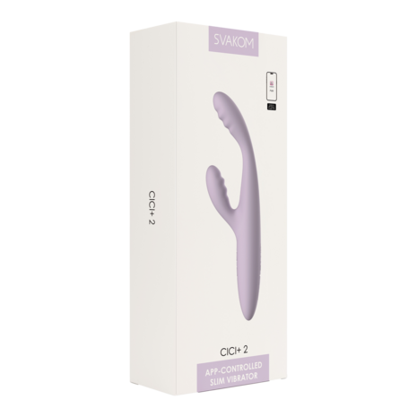 Svakom - Cici 2+ Verwarmende G-Spot Vibrator Met Flexibele Kop - Met App Control - Lila (kopie)