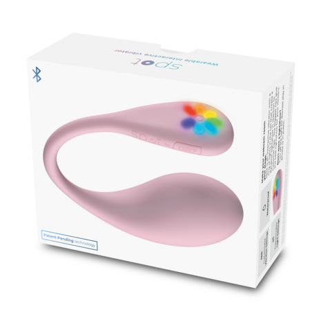 KIIROO - Spot - Draagbaar Interactief Vibrerend Eitje - Kiss Me - Roze