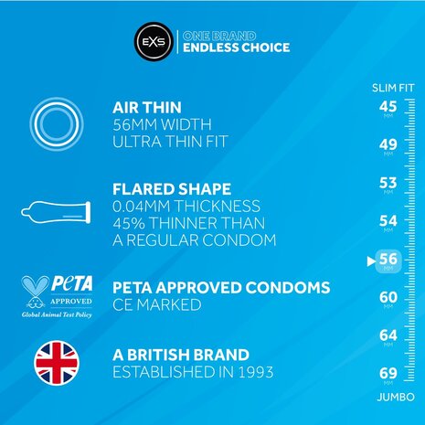 EXS Air Thin Condooms - 3 stuks