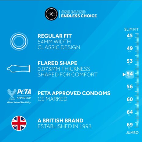 EXS Regular Condooms - 12 stuks