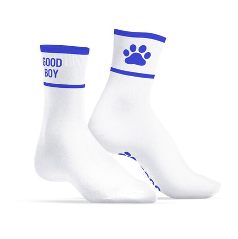 SneakXX - Sneaker Sokken GOOD BOY - Wit/Blauw