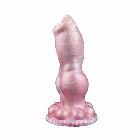 Kiotos Monstar - Deviant - Opblaasbare Dildo Nr. 92 - Roze/Wit