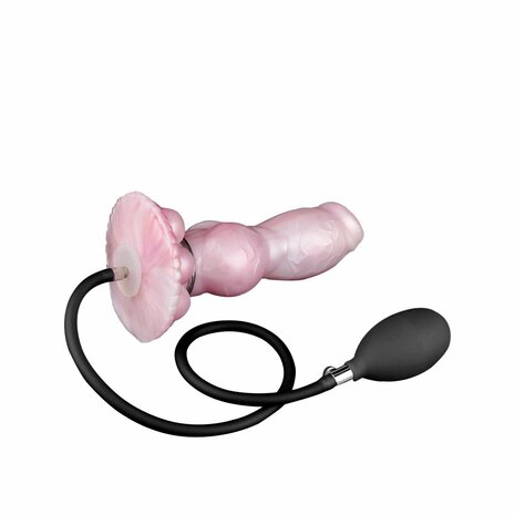 Kiotos Monstar - Deviant - Opblaasbare Dildo Nr. 92 - Roze/Wit