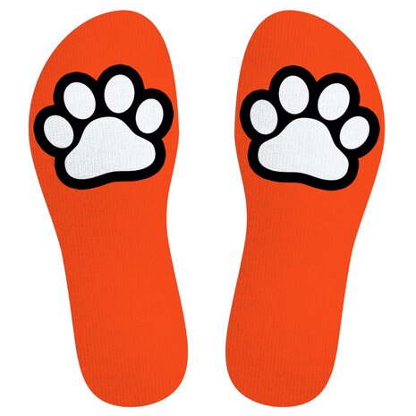 SneakXX - Sneaker Sokken PAW - Neon Oranje