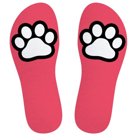 SneakXX - Sneaker Sokken PAW - Neon Roze