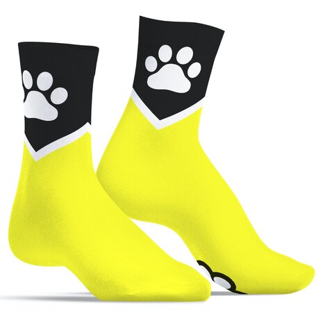 SneakXX - Sneaker Sokken PAW - Neon Geel