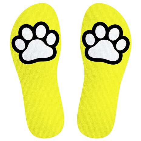 SneakXX - Sneaker Sokken PAW - Neon Geel