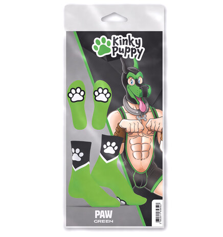 SneakXX - Sneaker Sokken PAW - Neon Groen