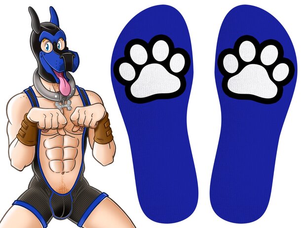 SneakXX - Sneaker Sokken PAW - Blauw