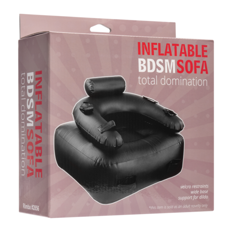 Opblaasbare BDSM Sofa - Total Domination - Zwart