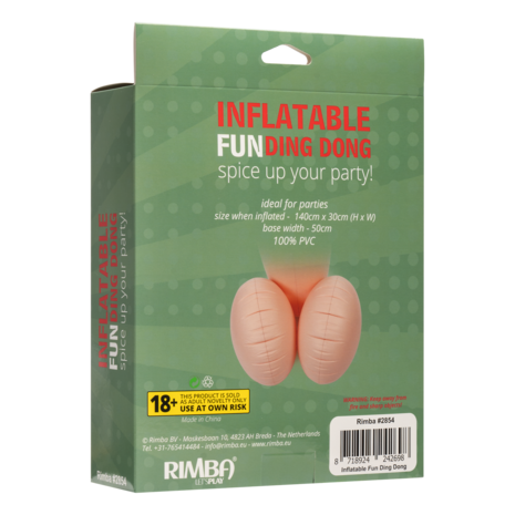 Opblaasbare Penis - Fun Ding Dong - Spice Up Your Party!