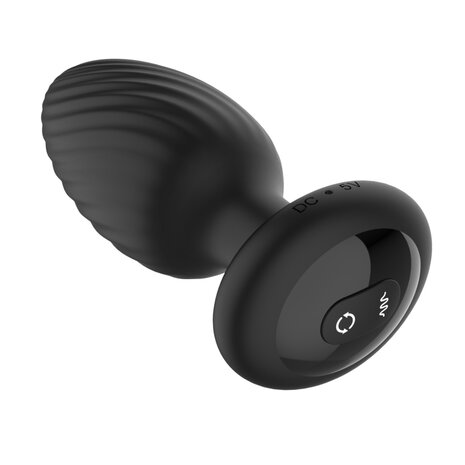 Nexus - Tornado - Vibrerende Buttplug - Zwart - Maat M