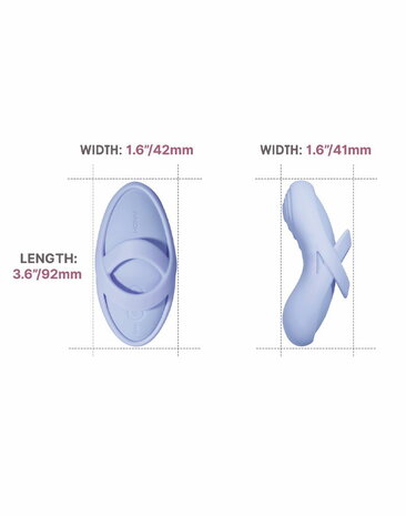Svakom - Echo 2 - Flexibele Vinger Vibrator - App Control - Sky Blue