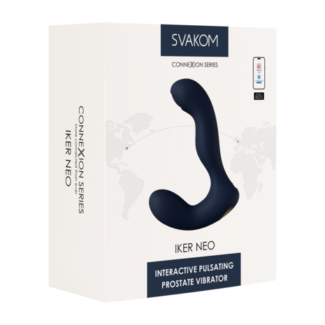 Svakom - Iker Neo - Perineum & Prostaat Vibrator - App Control - Donkerblauw