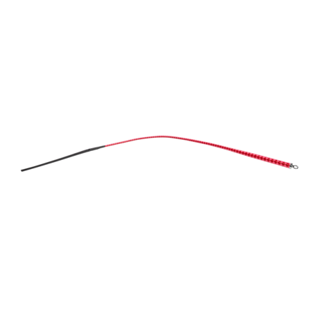 RISE - BDSM Zweep - Feather Slim Single Tail - Rood/Roze