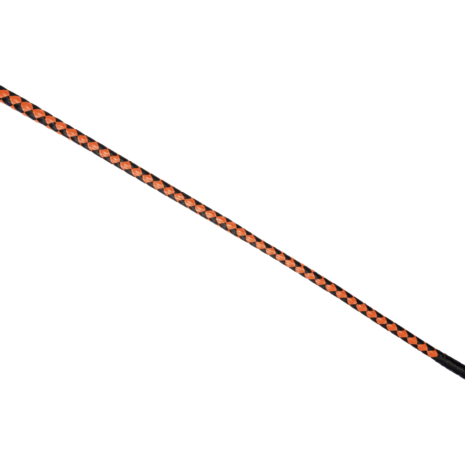 RISE - BDSM Zweep - Feather Slim Single Tail - Oranje/Zwart