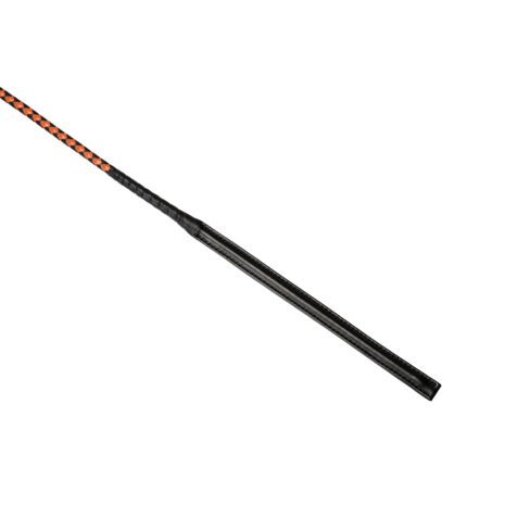 RISE - BDSM Zweep - Feather Slim Single Tail - Oranje/Zwart