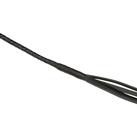 RISE - BDSM Zweep - Feather Single Tail - Zwart