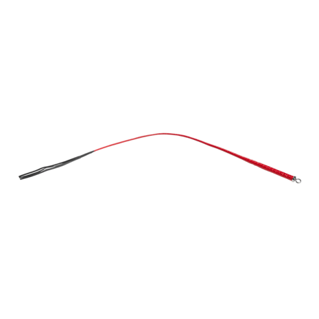 RISE - BDSM Zweep - Feather Single Tail - Rood