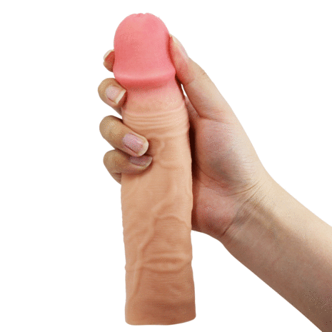 Pretty Love - Chelsey - Realistische Penis Sleeve - 225mm - Lichte Huidskleur