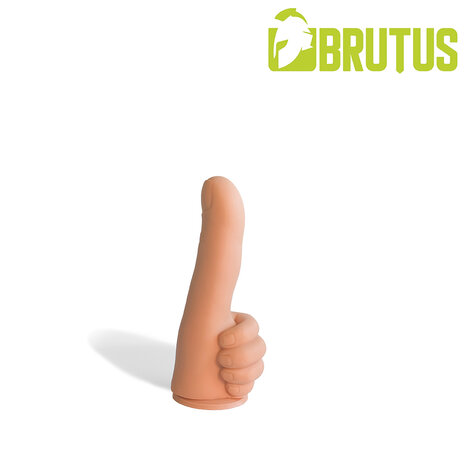 Brutus Handsome - Siliconen Dildo Duim - Thumber - Maat M - 19 cm lengte