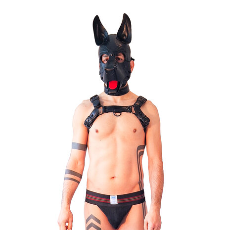 Brutus Vegan Bulldog Harnas - Zwart - Maat L/XL