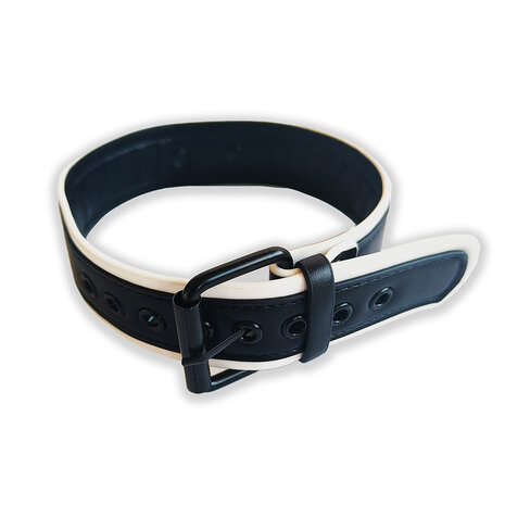 Brutus Vegan Puppy Collar - Zwart/Wit