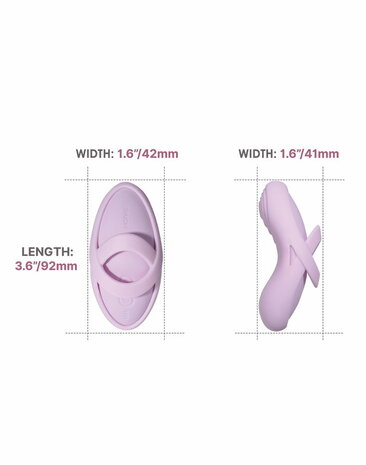Svakom - Echo 2 - Flexibele Vinger Vibrator - App Control - Pink Lilac