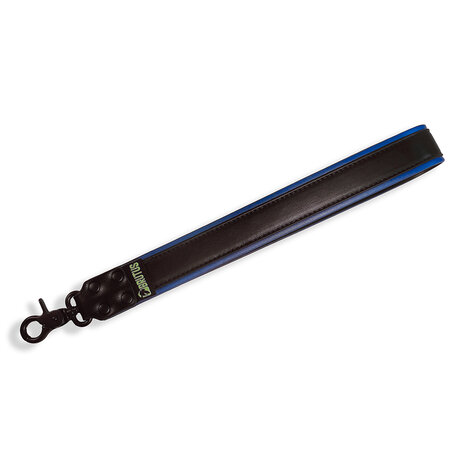 Brutus Vegan Korte Puppy Leash - Zwart/Blauw