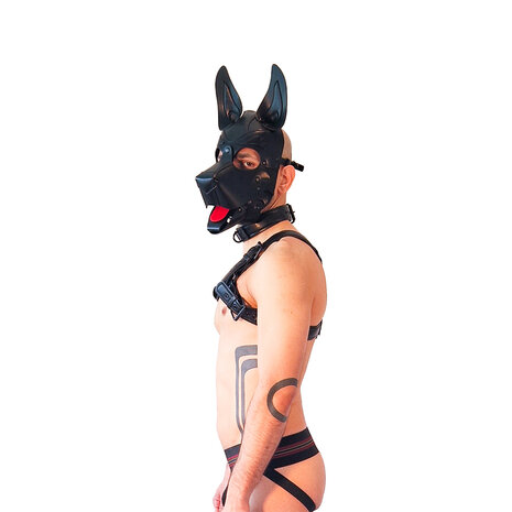 Brutus Vegan Puppy Harnas - Zwart - Maat S/M