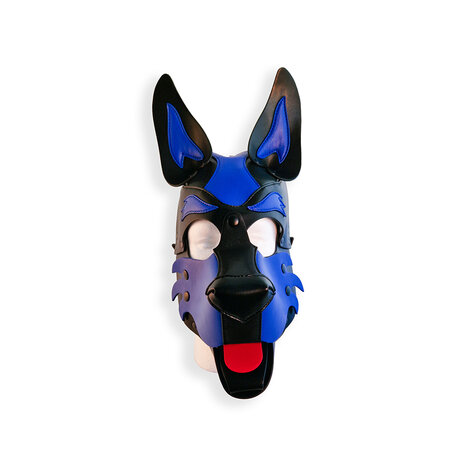 Brutus Vegan Puppy Hood - Zwart/Blauw