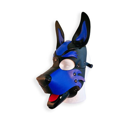 Brutus Vegan Puppy Hood - Zwart/Blauw