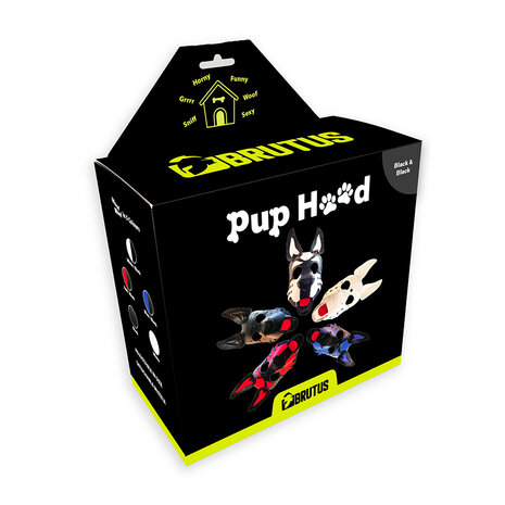 Brutus Vegan Puppy Hood - Zwart