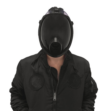 Gasmaster - Zwart MSX Smoke Full Visor Gas Mask