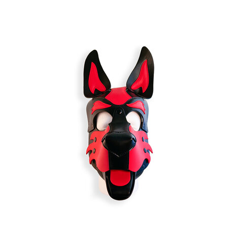 Brutus Vegan Puppy Hood - Zwart/Rood