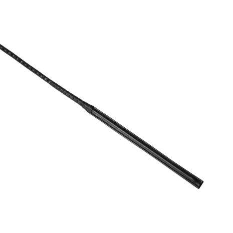 RISE - BDSM Zweep - Feather Wide Single Tail - Zwart