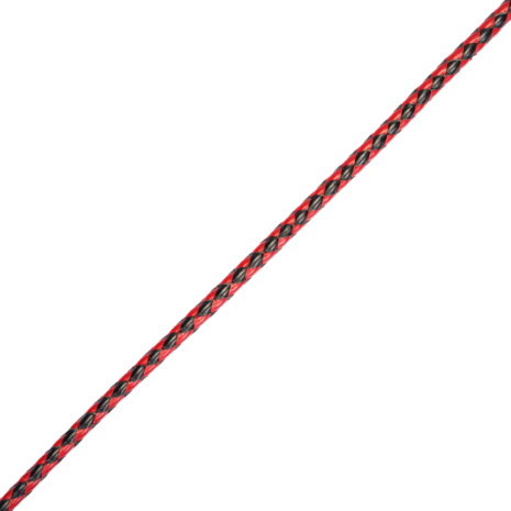 RISE - BDSM Zweep - Feather Soft Single Tail - Rood/Zwart