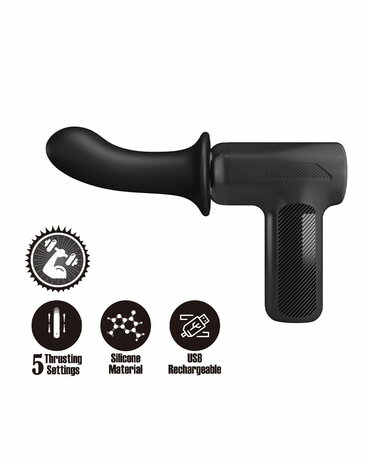 Pretty Love - DJ Scholar - Stotende Massager - Zwart