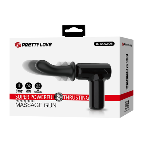 Pretty Love - DJ Scholar - Stotende Massager - Zwart