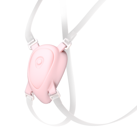 Luxus - Draagbaar Harnasje voor de Luxus Vibrator - Transparant