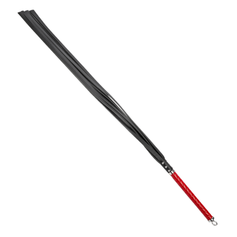 RISE - Lange Flogger met Harde Strengen – Rood
