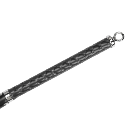 RISE - Lange Flogger met Zachte Strengen - Zwart