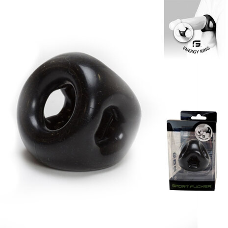 Sport Fucker - Energy - Cockring - Zwart
