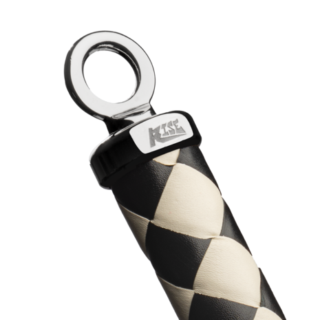 RISE - Cat O' Nine BDSM Zweep - Regular - Zwart/Goud