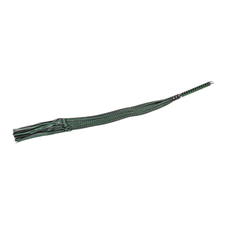 RISE - Cat O' Nine BDSM Zweep - Regular - Zwart/Groen