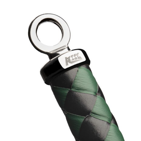 RISE - Cat O' Nine BDSM Zweep - Regular - Zwart/Groen